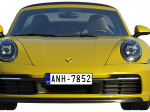porsche 911 targa 2019 3D 모델