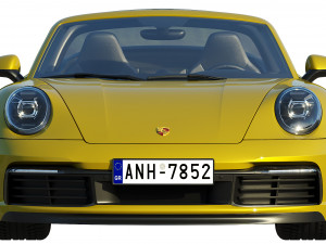 porsche 911 targa 2019 3D 모델