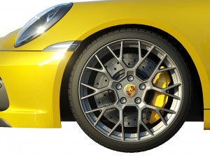 porsche 911 targa 2019 3D 모델