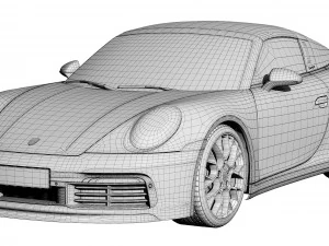 porsche 911 targa 2019 3D Model