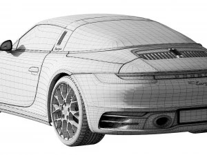 porsche 911 targa 2019 3D Model