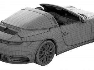 porsche 911 targa 2019 3D Model
