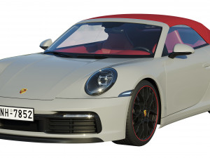 porsche 911 carrera cabriolet 2019 3D Model
