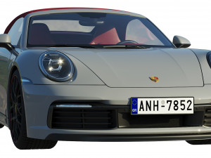 porsche 911 carrera cabriolet 2019 3D Model