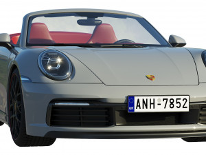 porsche 911 carrera cabriolet 2019 3D Model