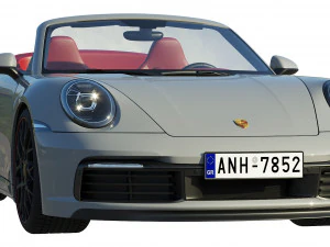 porsche 911 carrera cabriolet 2019 3D Model