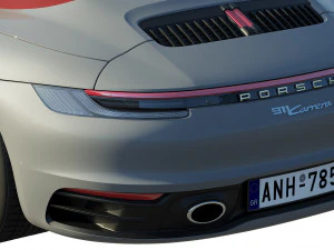 porsche 911 carrera cabriolet 2019 3D Model