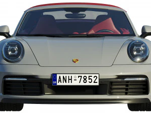 porsche 911 carrera cabriolet 2019 3D Model
