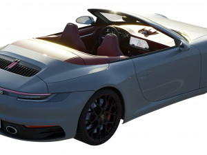 porsche 911 carrera cabriolet 2019 3D Model