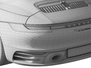 porsche 911 carrera cabriolet 2019 3D Model