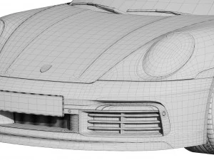porsche 911 carrera cabriolet 2019 3D Model