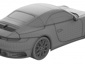 porsche 911 carrera cabriolet 2019 3D Model