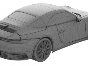 porsche 911 carrera cabriolet 2019 3D Model