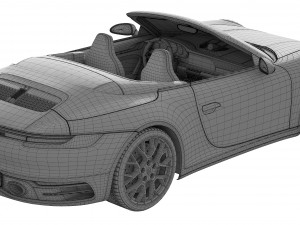 porsche 911 carrera cabriolet 2019 3D Model