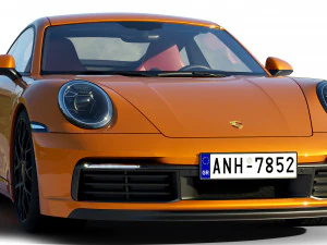 porsche 911 carrera s 2019 3D Model