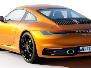 porsche 911 carrera s 2019 Modèle 3D