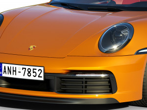 porsche 911 carrera s 2019 Modèle 3D