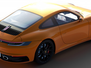 porsche 911 carrera s 2019 Modèle 3D