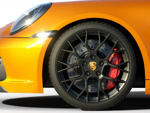 porsche 911 carrera s 2019 3D Model