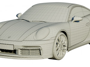 porsche 911 carrera s 2019 Modèle 3D