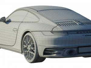 porsche 911 carrera s 2019 3D Model