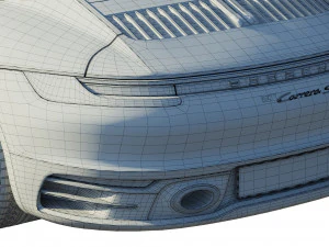 porsche 911 carrera s 2019 3D Model