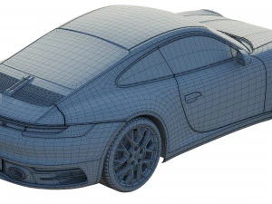 porsche 911 carrera s 2019 3D Model