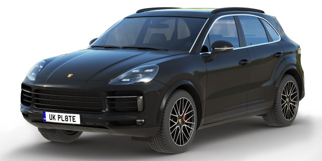 porsche cayenne s 2019 3D Model .c4d .max .obj .3ds .fbx .stl .blend 