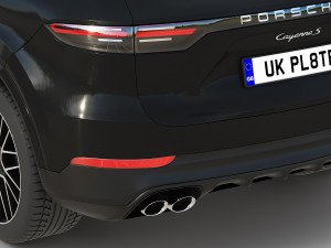 porsche cayenne s 2019 3D Model