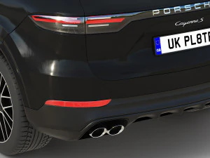 porsche cayenne s 2019 3D Model