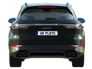 porsche cayenne s 2019 3D Model