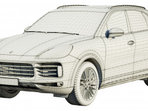 porsche cayenne s 2019 3D Model