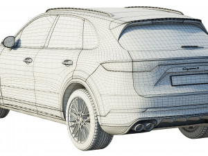 porsche cayenne s 2019 3D Model
