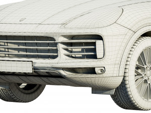 porsche cayenne s 2019 3D Model