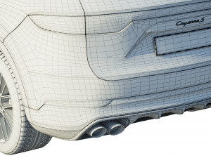 porsche cayenne s 2019 3D Model