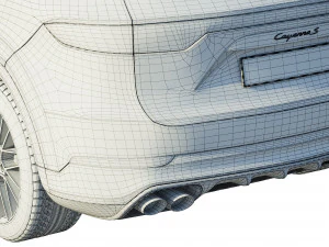 porsche cayenne s 2019 3D Model