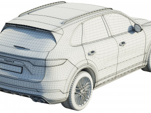 porsche cayenne s 2019 3D Model