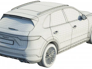 porsche cayenne s 2019 3D Model