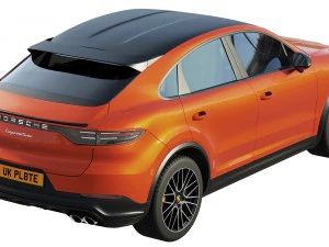 porsche cayenne coupe turbo 2019 3D Model
