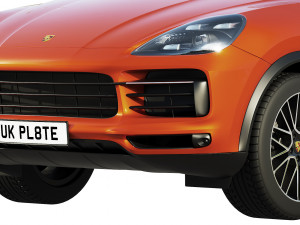 porsche cayenne coupe turbo 2019 Modello 3D