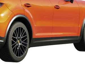 porsche cayenne coupe turbo 2019 3D Model