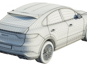 porsche cayenne coupe turbo 2019 Modello 3D