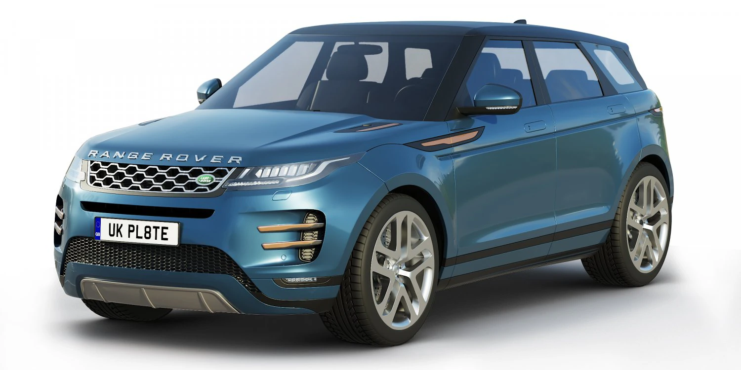 land rover range rover evoque r-dynamic 2019 3D Model .c4d .max .obj .3ds .fbx .stl .blend 