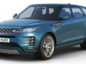 land rover range rover evoque r-dynamic 2019 3D Model