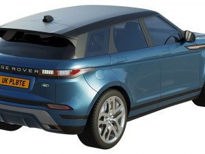 land rover range rover evoque r-dynamic 2019 Modelo 3D