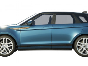 land rover range rover evoque r-dynamic 2019 Modelo 3D