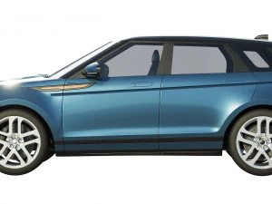 land rover range rover evoque r-dynamic 2019 3D Model
