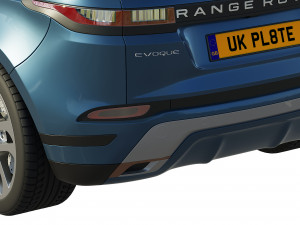 land rover range rover evoque r-dynamic 2019 Modelo 3D
