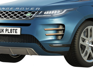land rover range rover evoque r-dynamic 2019 Modelo 3D