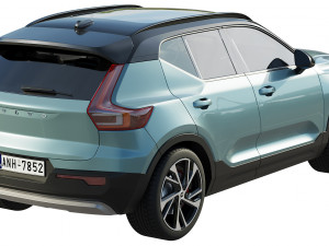 volvo xc40 - xc40 recharge 2020 3D-Modell